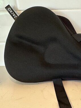 Zacro Bike Seat Gel Cushion Cover for Outdoor Cycle Peloton CZBS2-AUX-1 Black